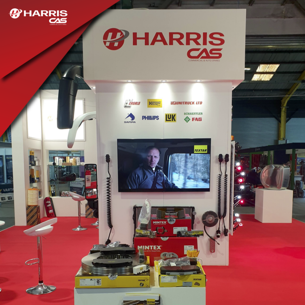 Harris Group parts department at the CV Workshop Expo