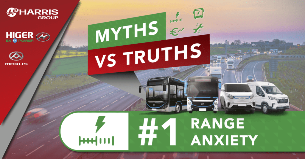 Harris Group Electric Vehicles - Myths Vs. Facts - Range Anxiety