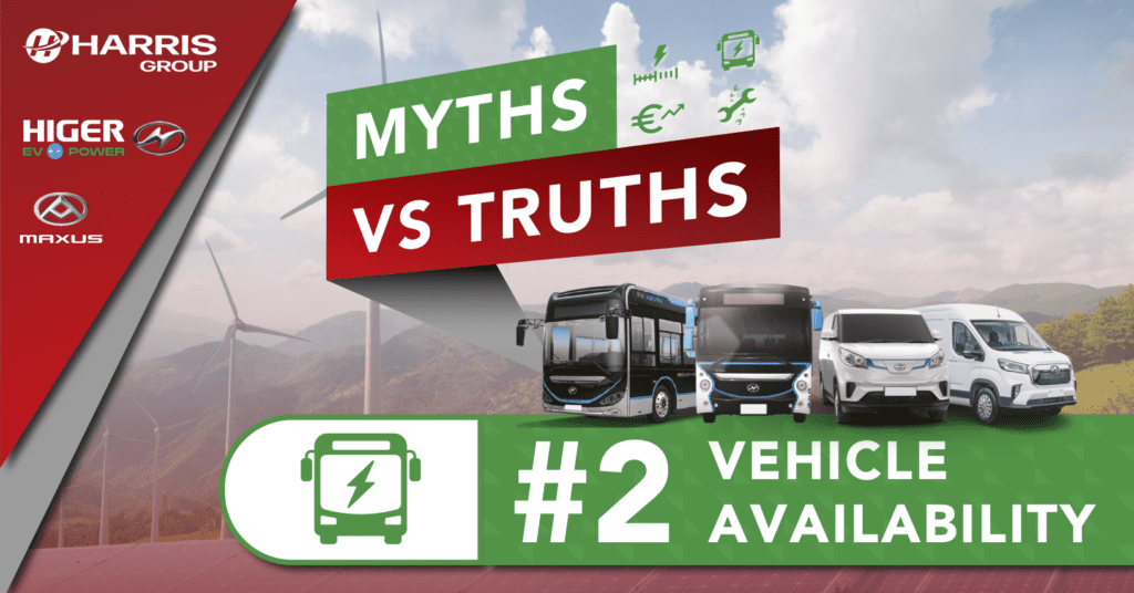 Harris Group Electric Vehicles - Myths Vs. Facts - Vehicle Availability