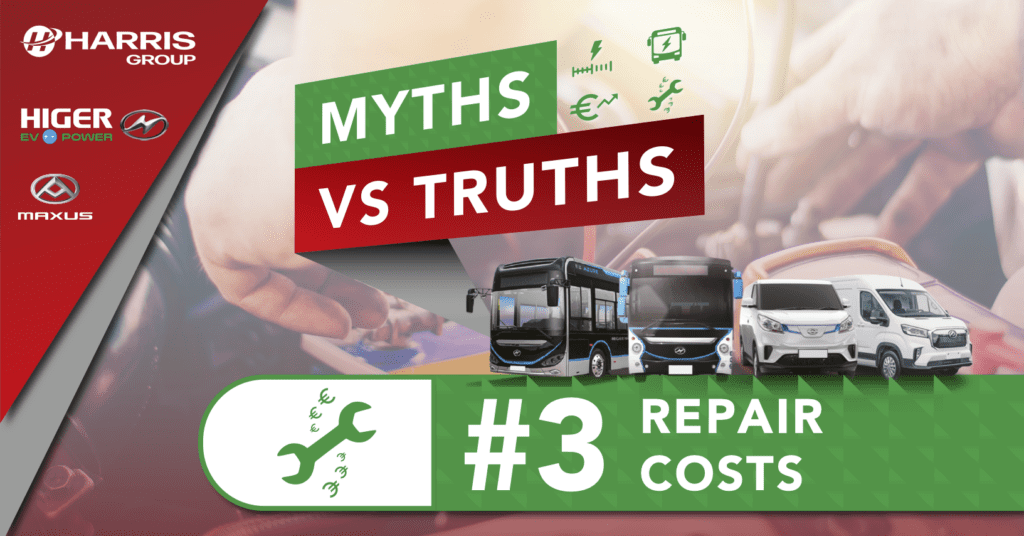 Harris Group Electric Vehicles - Myths Vs. Facts - Repair Costs